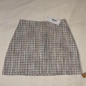 Reformation tweed skirt